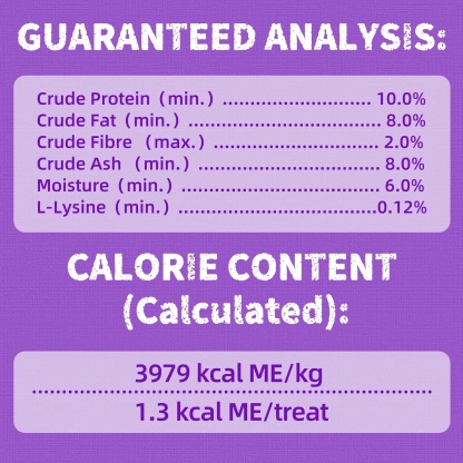 JUSTTRY Lysine Cat Treats – Natural Salmon Crunchy Training Biscuits for Immune Support, Cats & Kittens, 13.4oz-CritterCorner