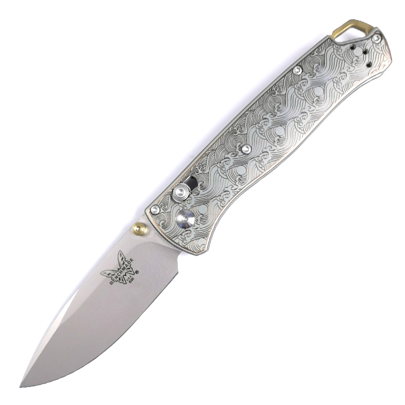 H355-I folding knife Böhler M390 high quality steel Diamond-Like Carbon titanium alloy hilt Fruit knives
