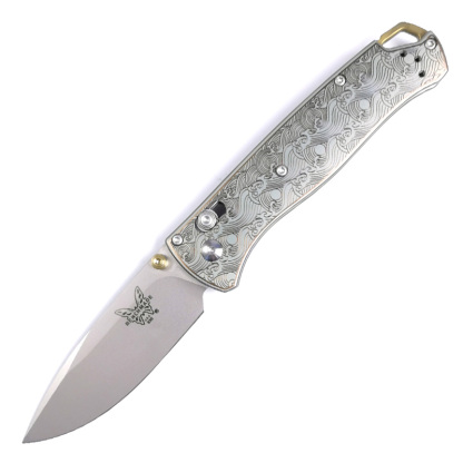 H355-I folding knife Böhler M390 high quality steel Diamond-Like Carbon titanium alloy hilt Fruit knives