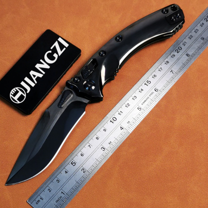H413-A folding knife Böhler M390 high quality steel Mirror/DLC Diamond-Like Carbon titanium alloy hilt Fruit knives