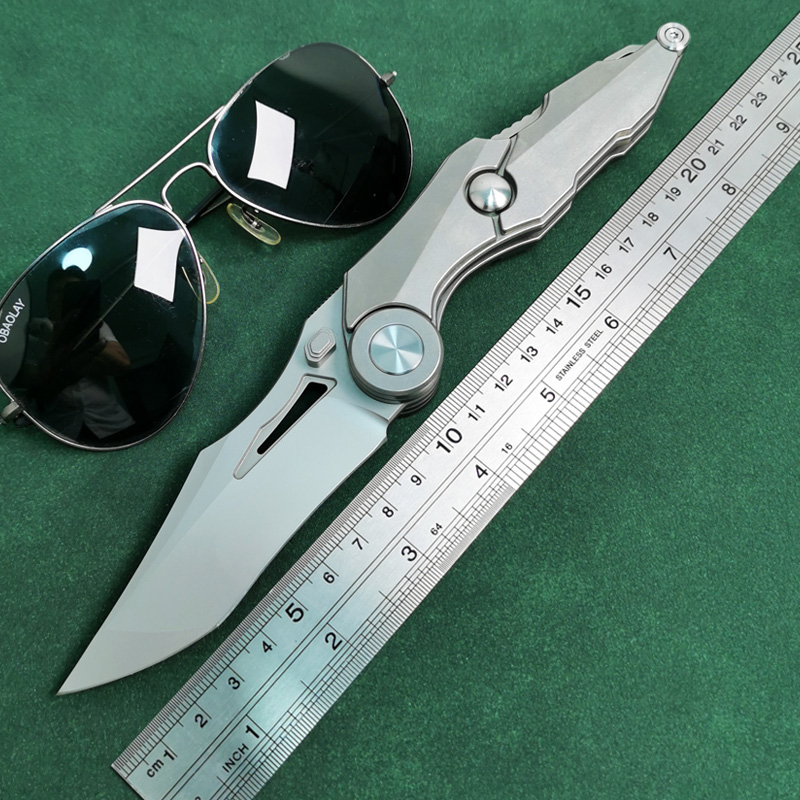 new paring folding knife M390 titanium high quality outdoor pocket for man 2025 camping sharper tool 60hrc Collectibles knives-H-Knife