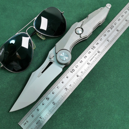 new paring folding knife M390 titanium high quality outdoor pocket for man 2025 camping sharper tool 60hrc Collectibles knives-H-Knife