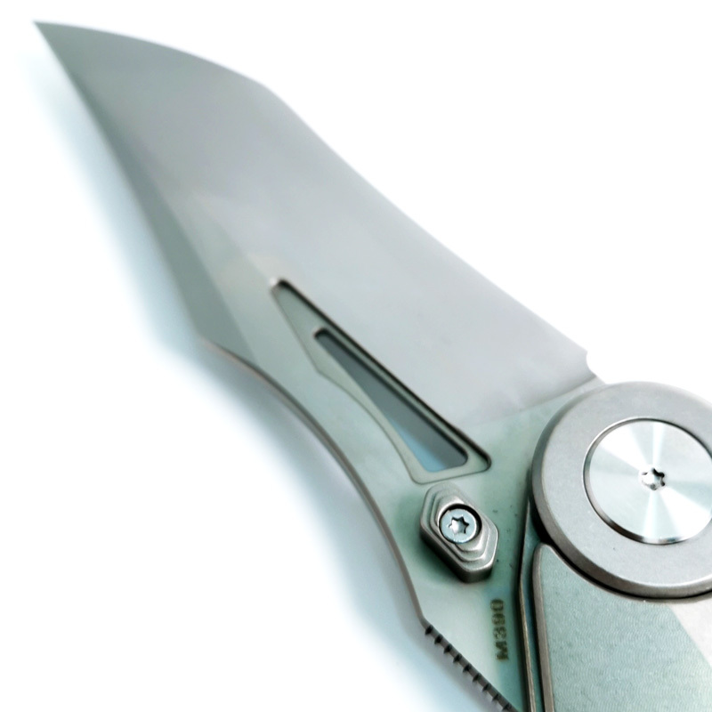 new paring folding knife M390 titanium high quality outdoor pocket for man 2025 camping sharper tool 60hrc Collectibles knives-H-Knife