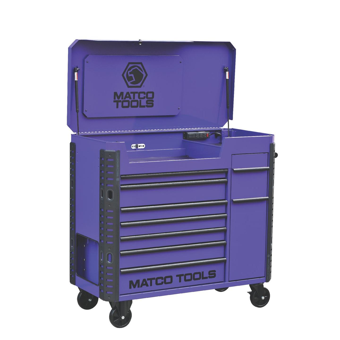 50" X 24" MSC5X X-SERIES POWER TOOL CART (OUTLAW BLACK/BLACK)