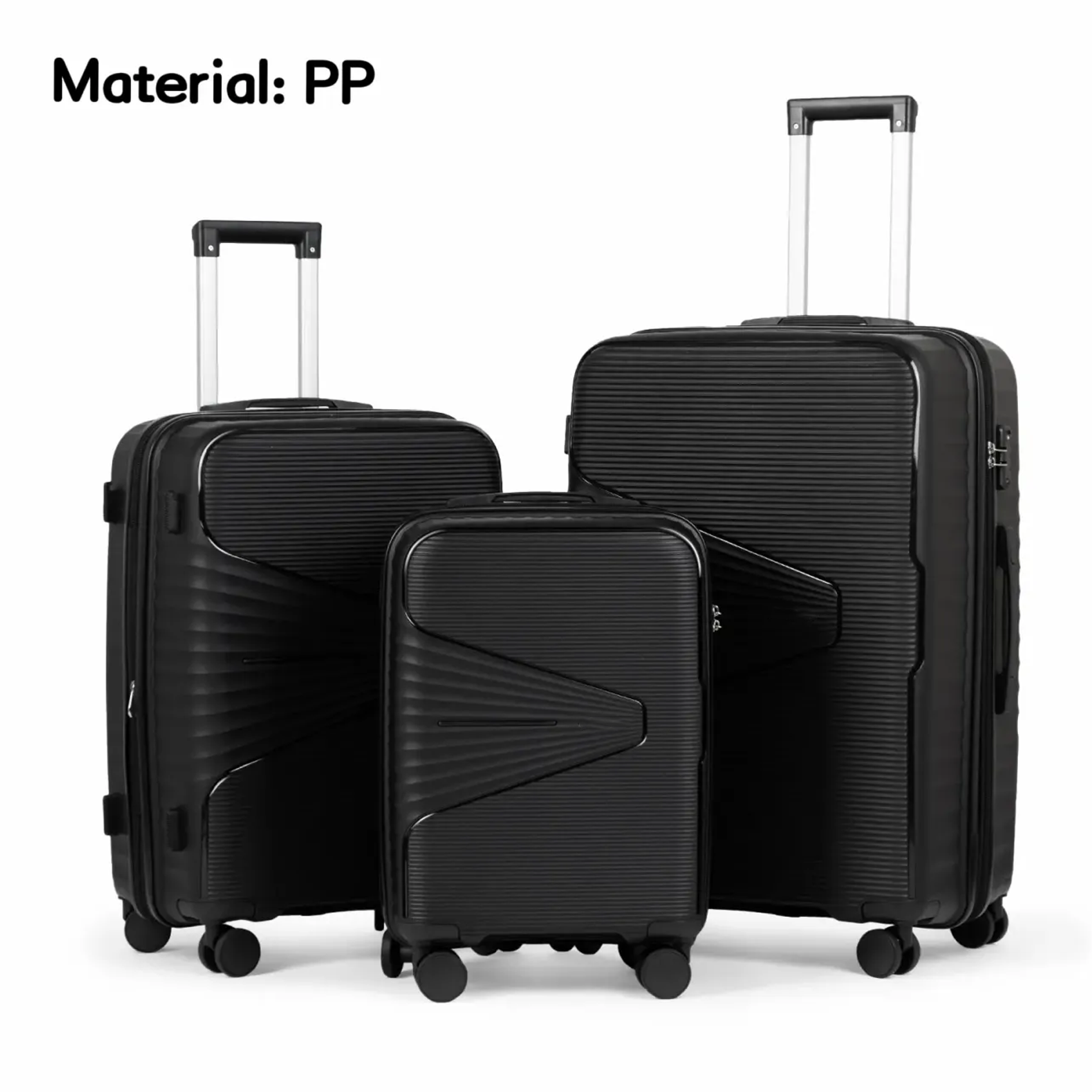 4 Piece Expandable Luggage Sets, ABS Travel Suitcase Set with Double Spinner Wheels, TSA Lock Hardshell Durable Traveling Bag Luggage Sets (13/20/26/28in) Gift for Back to School fathersdaygift fathersdaygift
