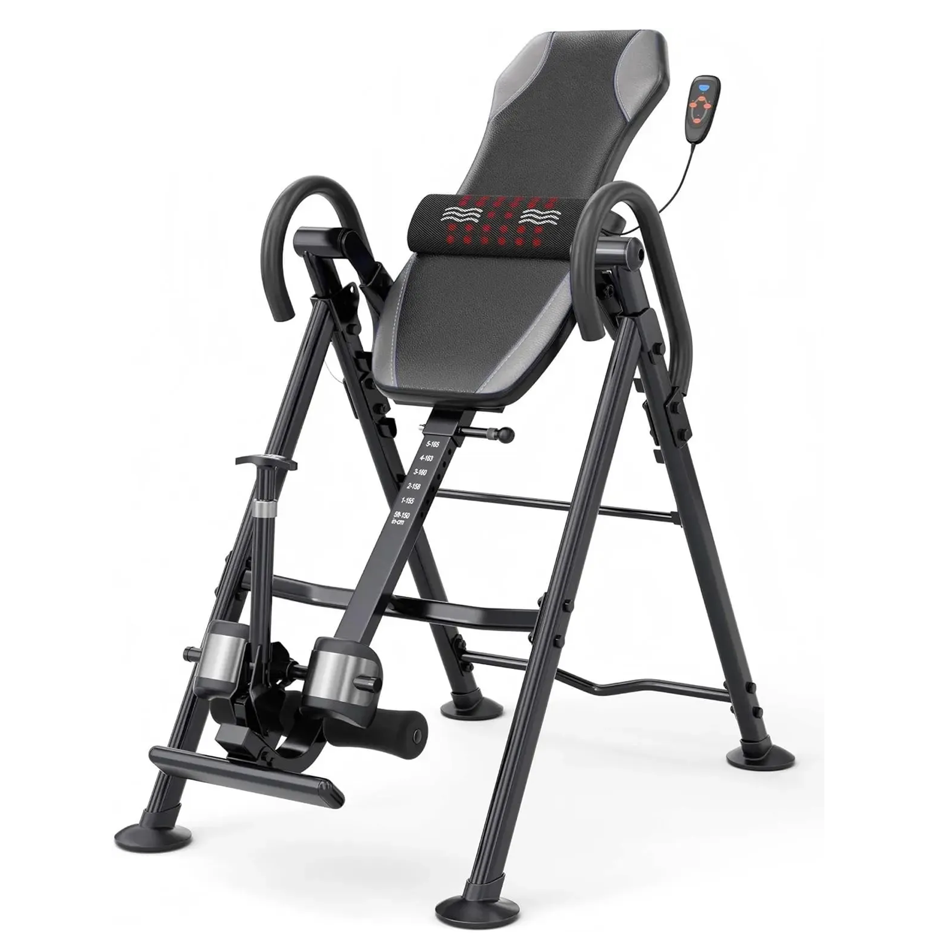 Inversion Table for Back Pain Relief, Neck Sciatica Relief, 300 lbs Weight Capacity w/Lumbar Support Comfortable Ankle Holders Easy to Assemble Back Stretcher Machine