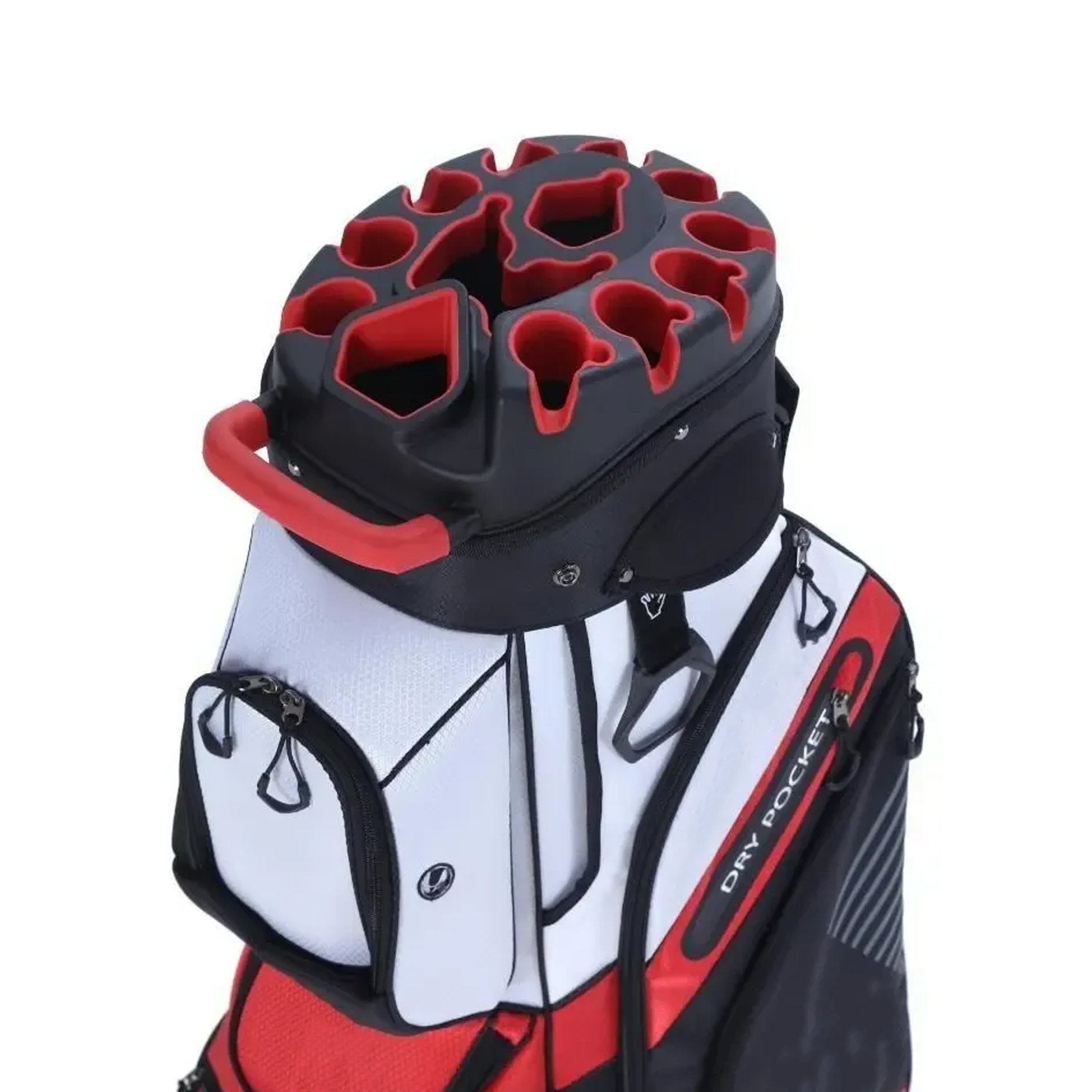 14-Way Organizer Golf Cart Bag – T-Lock Divider System, Quiet Design