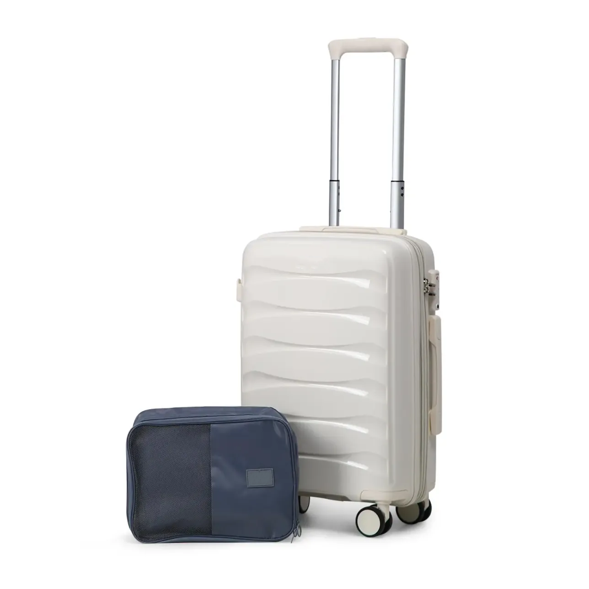 4 Piece Expandable Luggage Sets, ABS Travel Suitcase Set with Double Spinner Wheels, TSA Lock Hardshell Durable Traveling Bag Luggage Sets (13/20/26/28in) Gift for Back to School fathersdaygift fathersdaygift