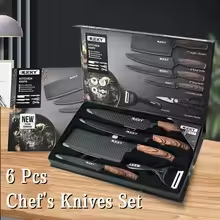Kitchen Knife Set Stainless Steel Knife, 6-Piece Kitchen Tool Set, Fruit Knife, Essential Cooking Tools for Restaurants