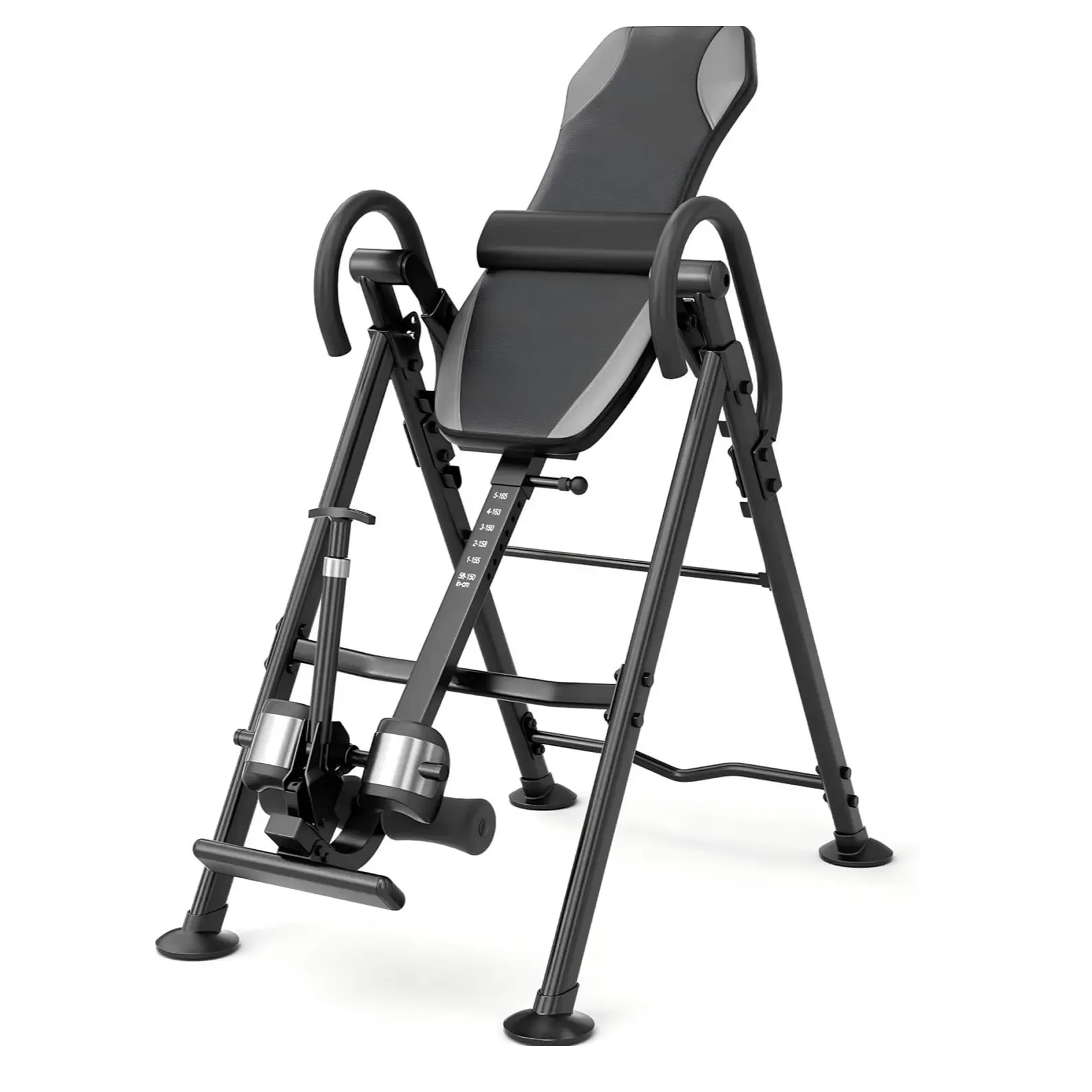 Inversion Table for Back Pain Relief, Neck Sciatica Relief, 300 lbs Weight Capacity w/Lumbar Support Comfortable Ankle Holders Easy to Assemble Back Stretcher Machine