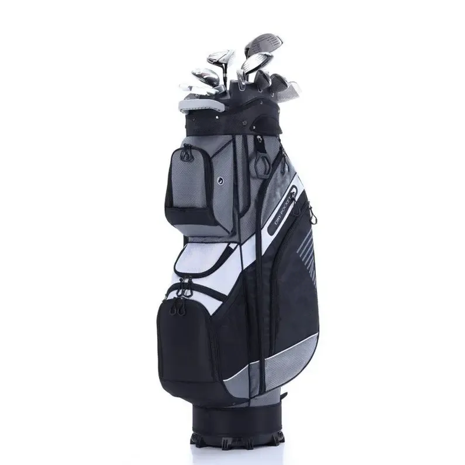 14-Way Organizer Golf Cart Bag – T-Lock Divider System, Quiet Design
