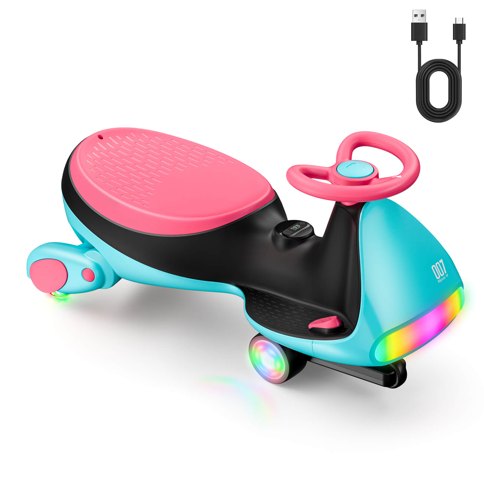 N7 Ultra 12V Electric Wiggle Car with Pedal