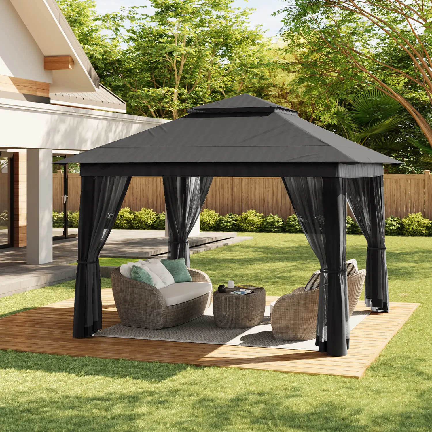 Pop Up Gazebo Tent with Mosquito Netting