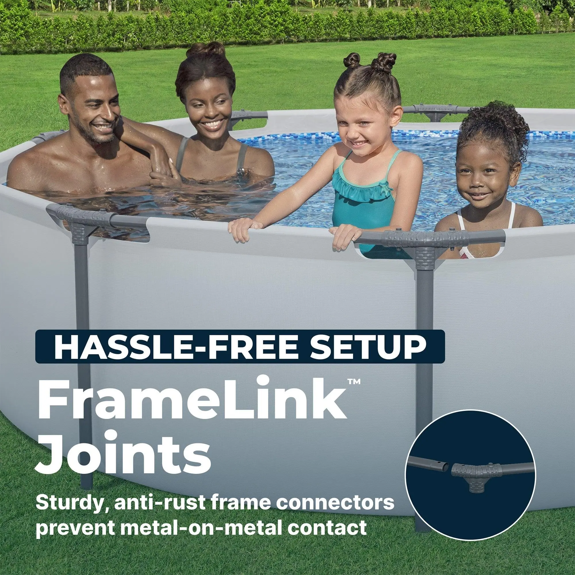 Bestway Steel Pro MAX 10'x30" Round Above Ground Outdoor Swimming Pool with Pump
