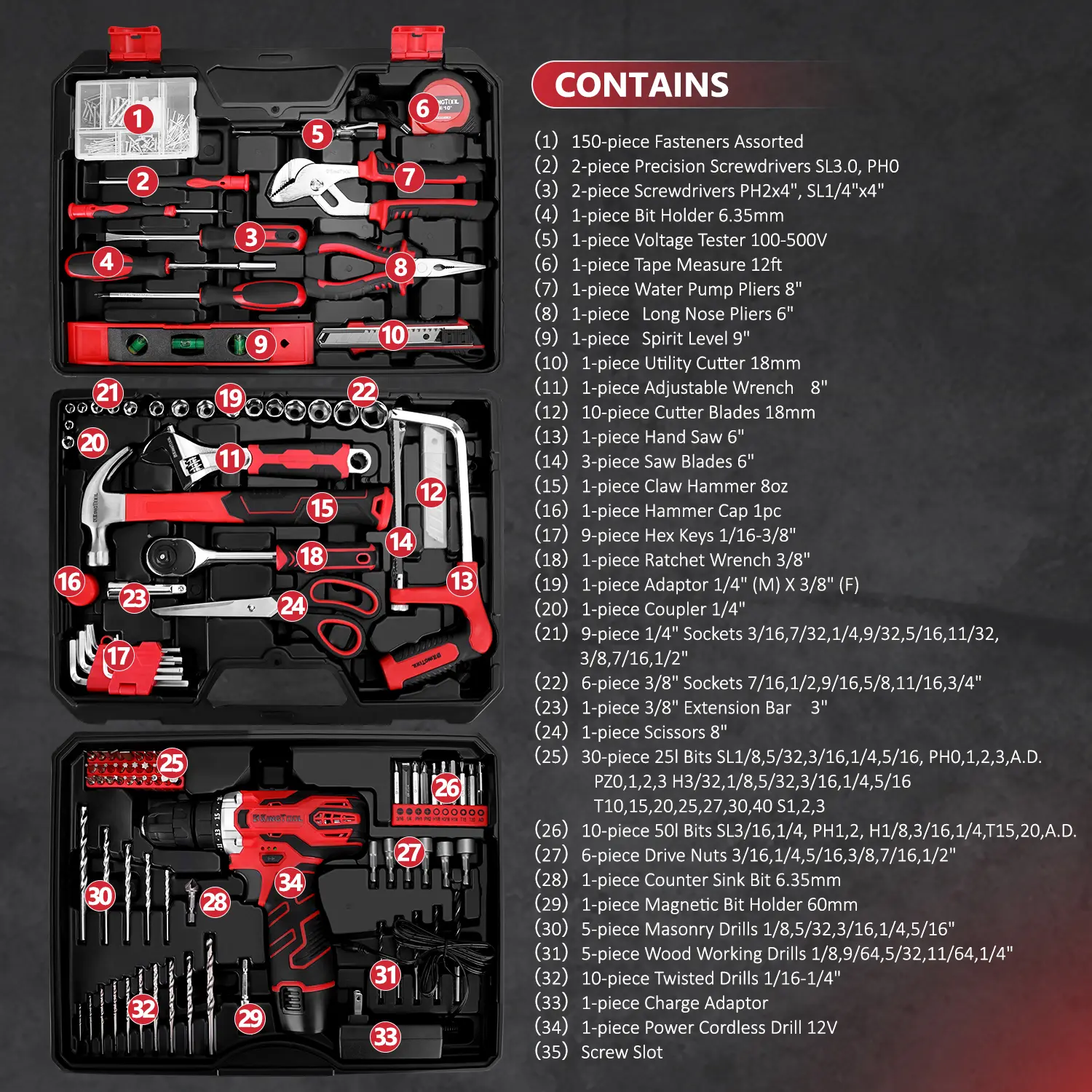 276-Piece Tool Set Kit