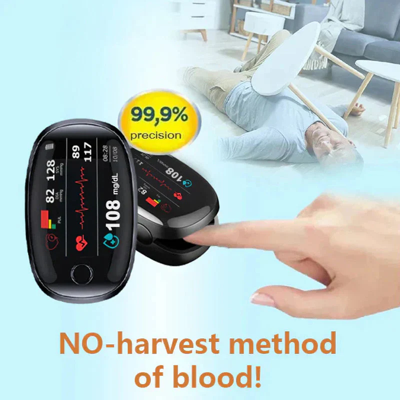 Final 3 Hours - Limited Stock Left Non-Invasive Smart Blood Sugar Tracking Device 99.9% Accuracy