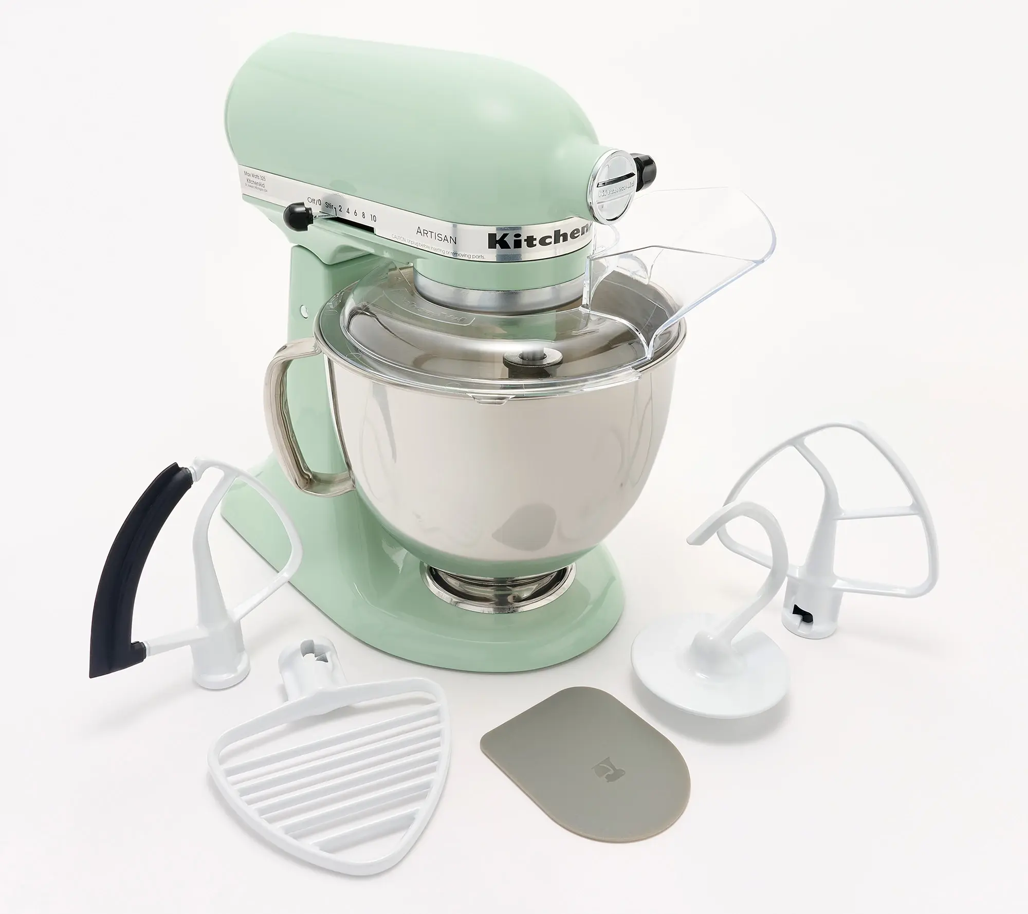 5QT Artisan Stand Mixer – Powerful Kitchen Mixer with Pastry Beater & Flex Edge Beater for Effortless Baking