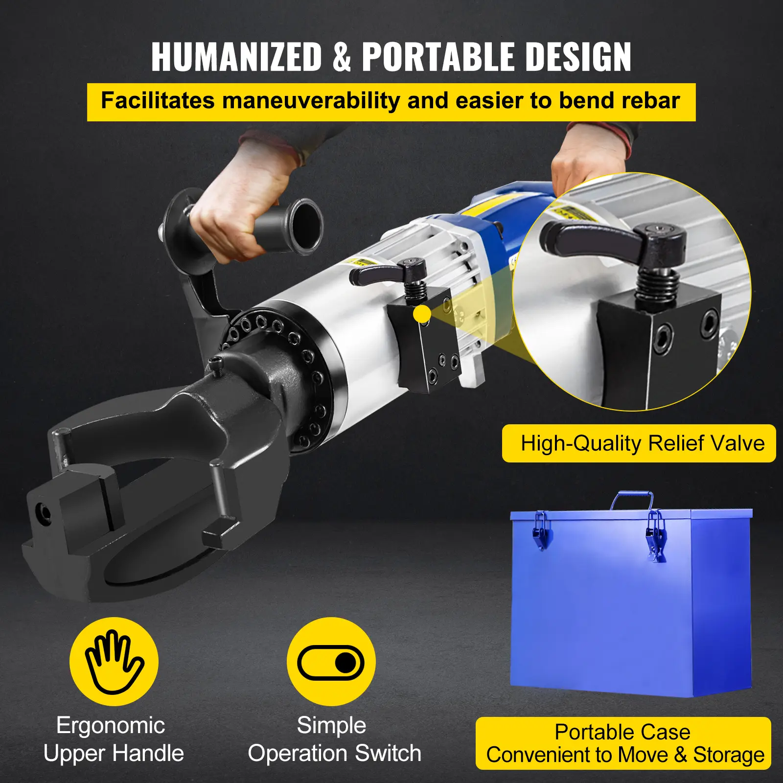 Electric Hydraulic Rebar Bender