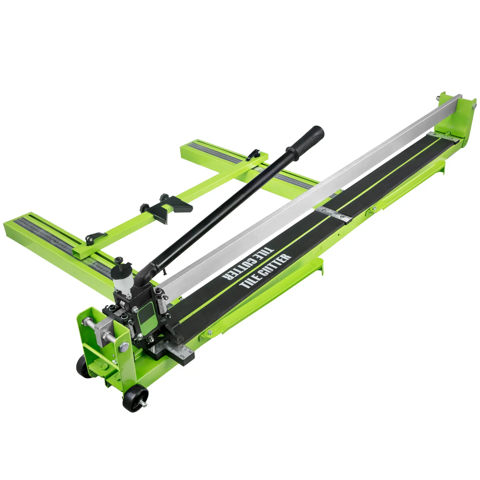 Manual Tile Cutter All-Steel Frame 32-48 inch Tile Cutting Machine with Laser Guide and Bonus Spare Cutter,Tile Cutter Hand Tool for Precision Cutting Porcelain Ceramic Floor Tiles