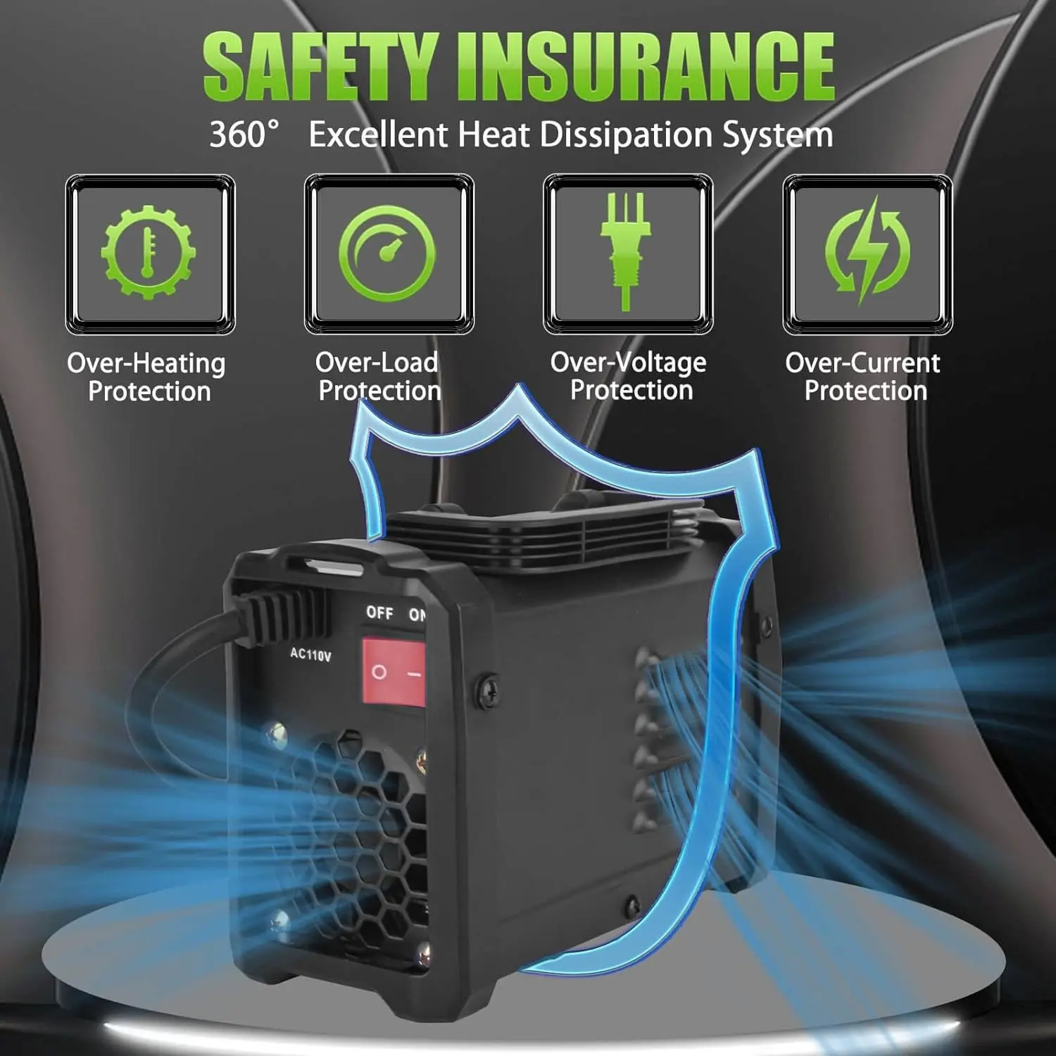 Inverter Stick Welding Machine, 110V Super Mini Portable Welder with 20PCS Rods, Hot Start, Arc Force & Anti-Stick, for 1/16"-1/8" Rods
