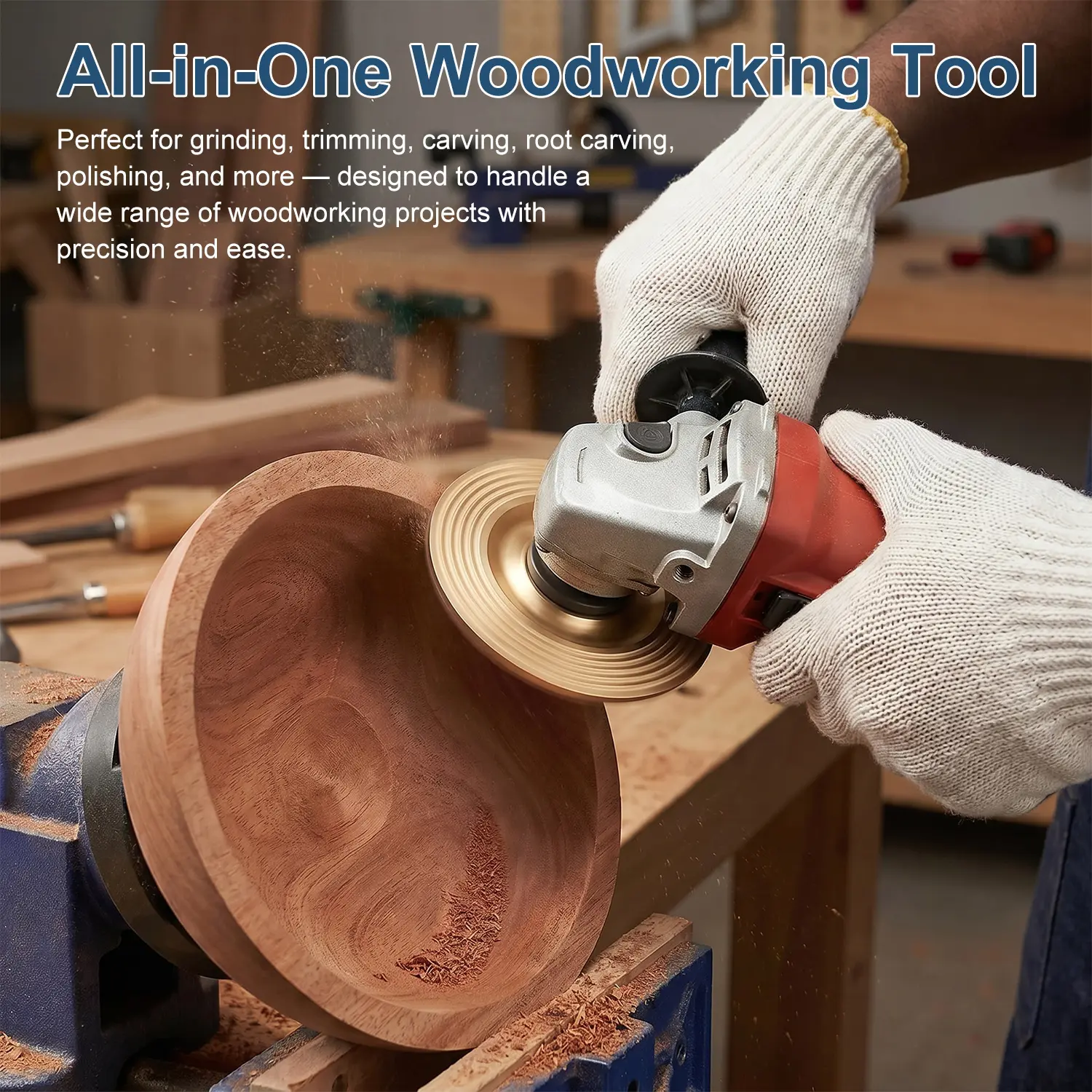 3PCS Heavy Duty Wood Cutting Wheel & Multi-Purpose Buffing Disc – Fast Material Removal & Mirror Finish for DIY & Contractor