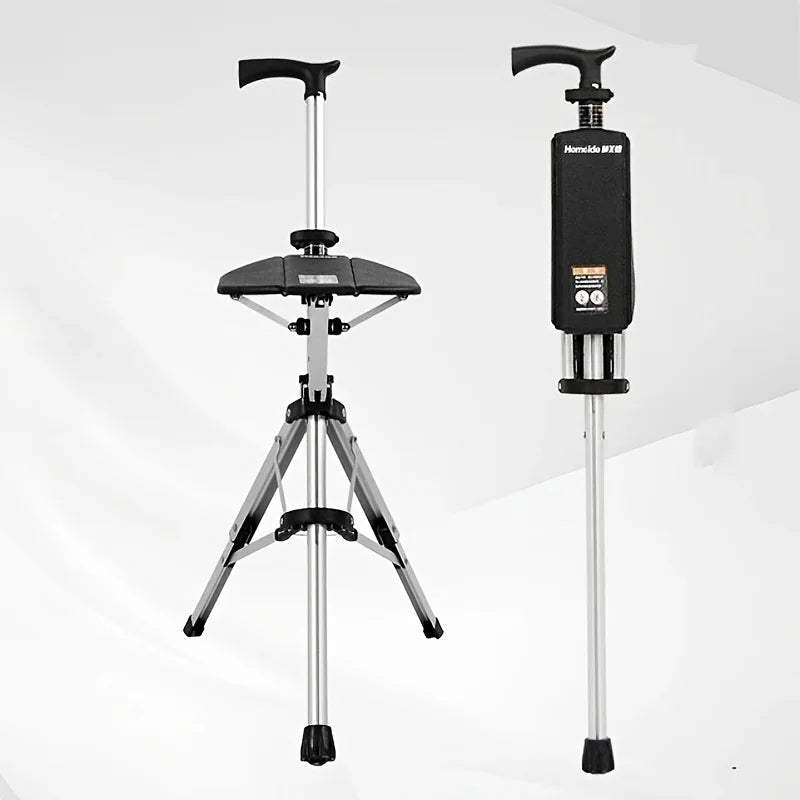 Folding Portable Cane Chair: The Best Gift for Seniors
