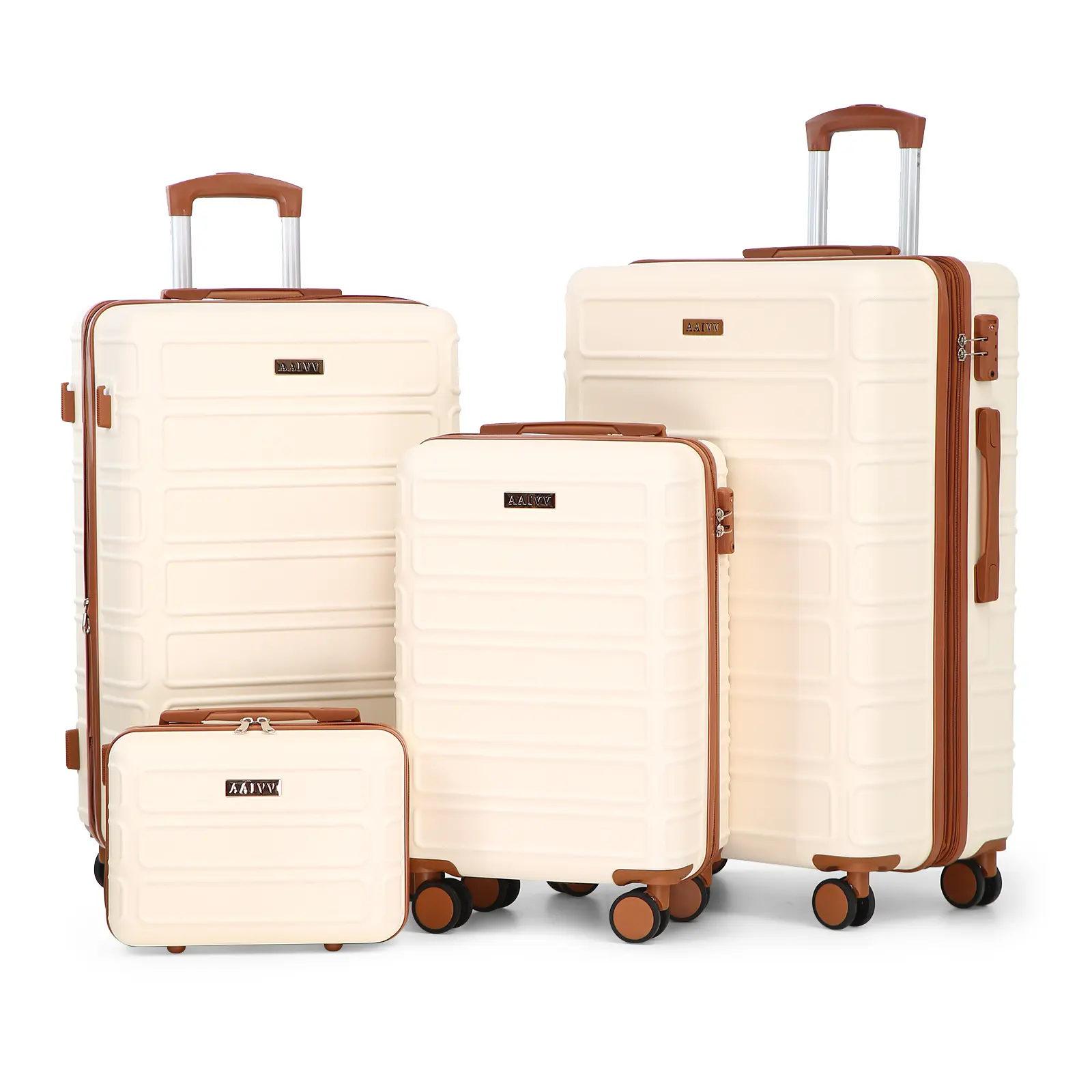 4-Piece Expandable Luggage Set – Durable Hardshell Suitcases with TSA Lock & Spinner Wheels for Smooth Travel