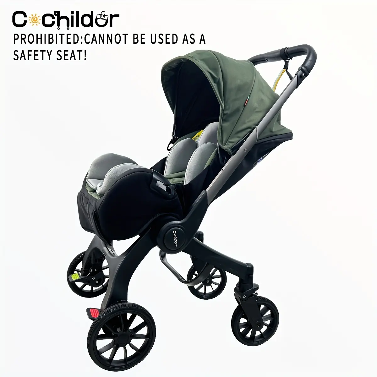 All-in-1 Convertible Baby Stroller – Reversible Seat, Lightweight, Compact Folding Travel Stroller