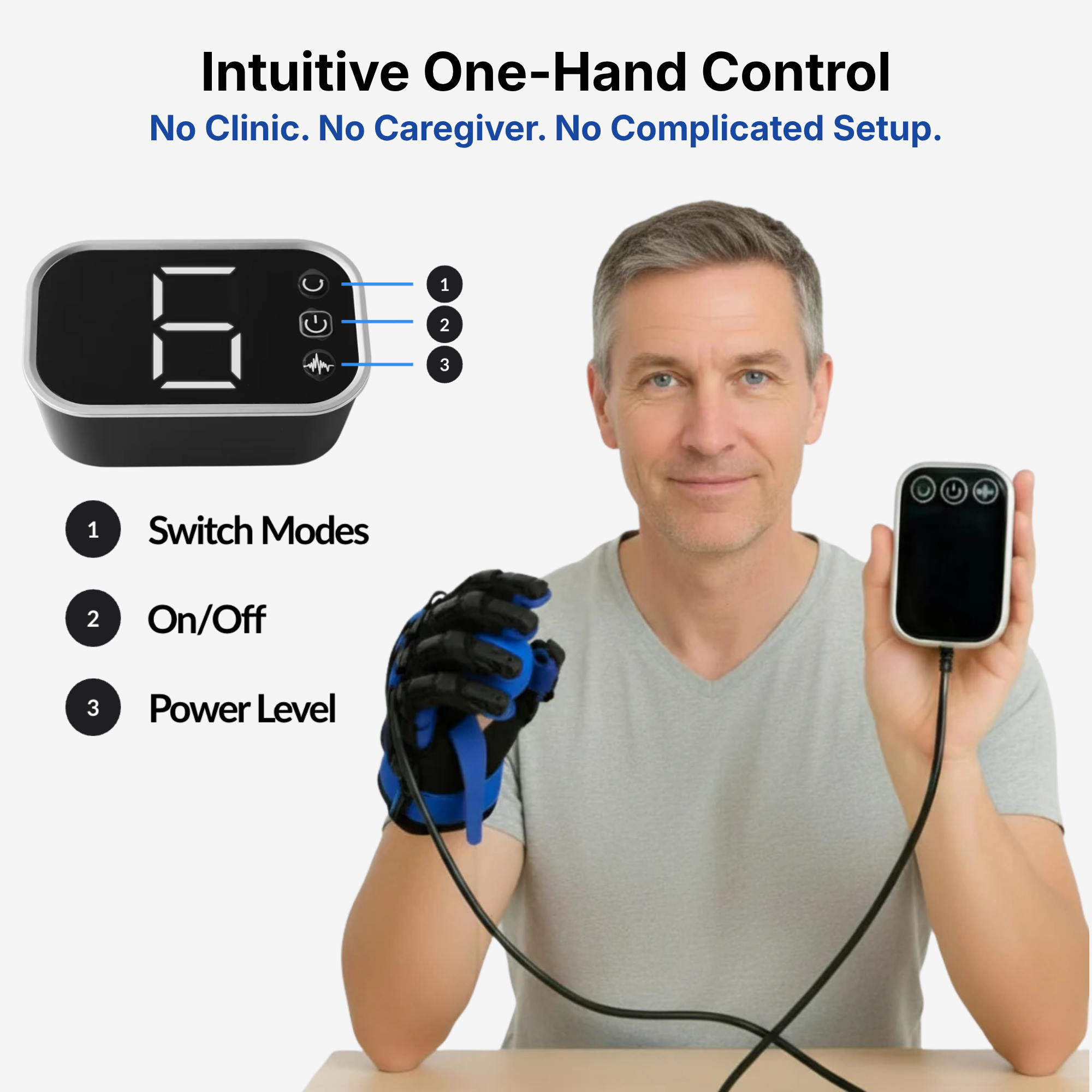 Smart bionic mechanical gloves, suitable for arthritis, cerebral palsy, hemiplegia, tendon sheathitis, and postoperative rehabilitation, promote blood circulation