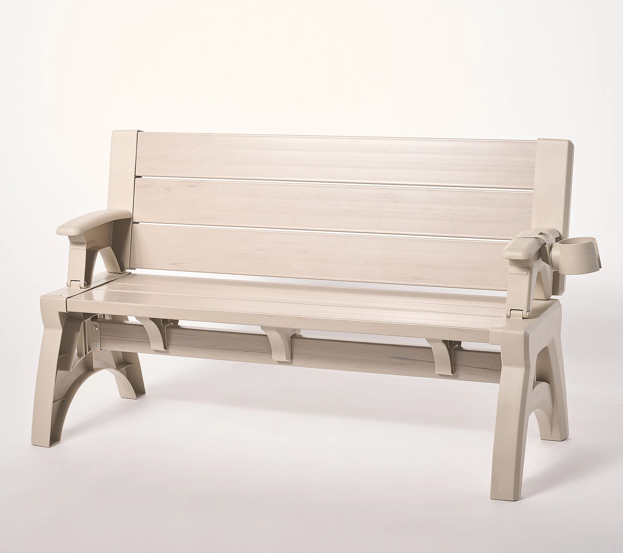 𝗧𝗼𝗱𝗮𝘆'𝘀 𝗦𝗽𝗲𝗰𝗶𝗮𝗹𝘀 Buy 2 get 2 free,Buy 4 for only $43.9 Convert-A-Bench Gen II XL Bench-to-Table with Cup Holder