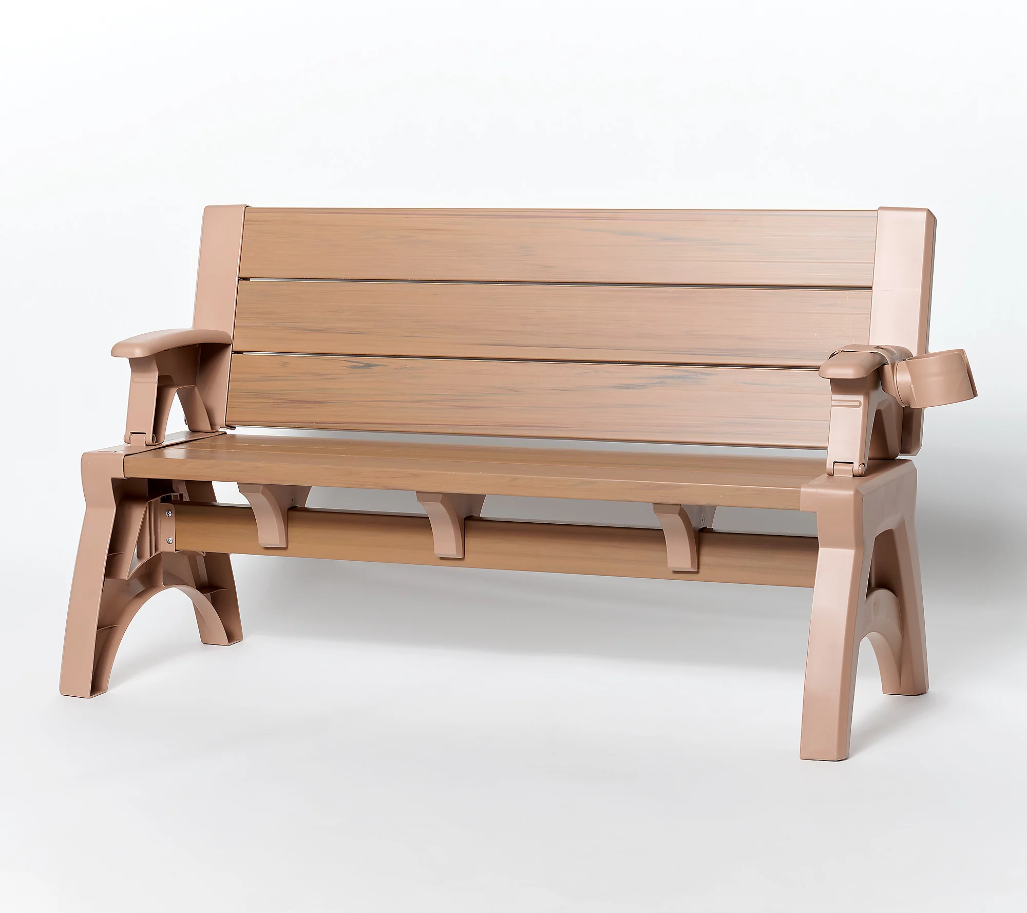 𝗧𝗼𝗱𝗮𝘆'𝘀 𝗦𝗽𝗲𝗰𝗶𝗮𝗹𝘀 Buy 2 get 2 free,Buy 4 for only $43.9 Convert-A-Bench Gen II XL Bench-to-Table with Cup Holder
