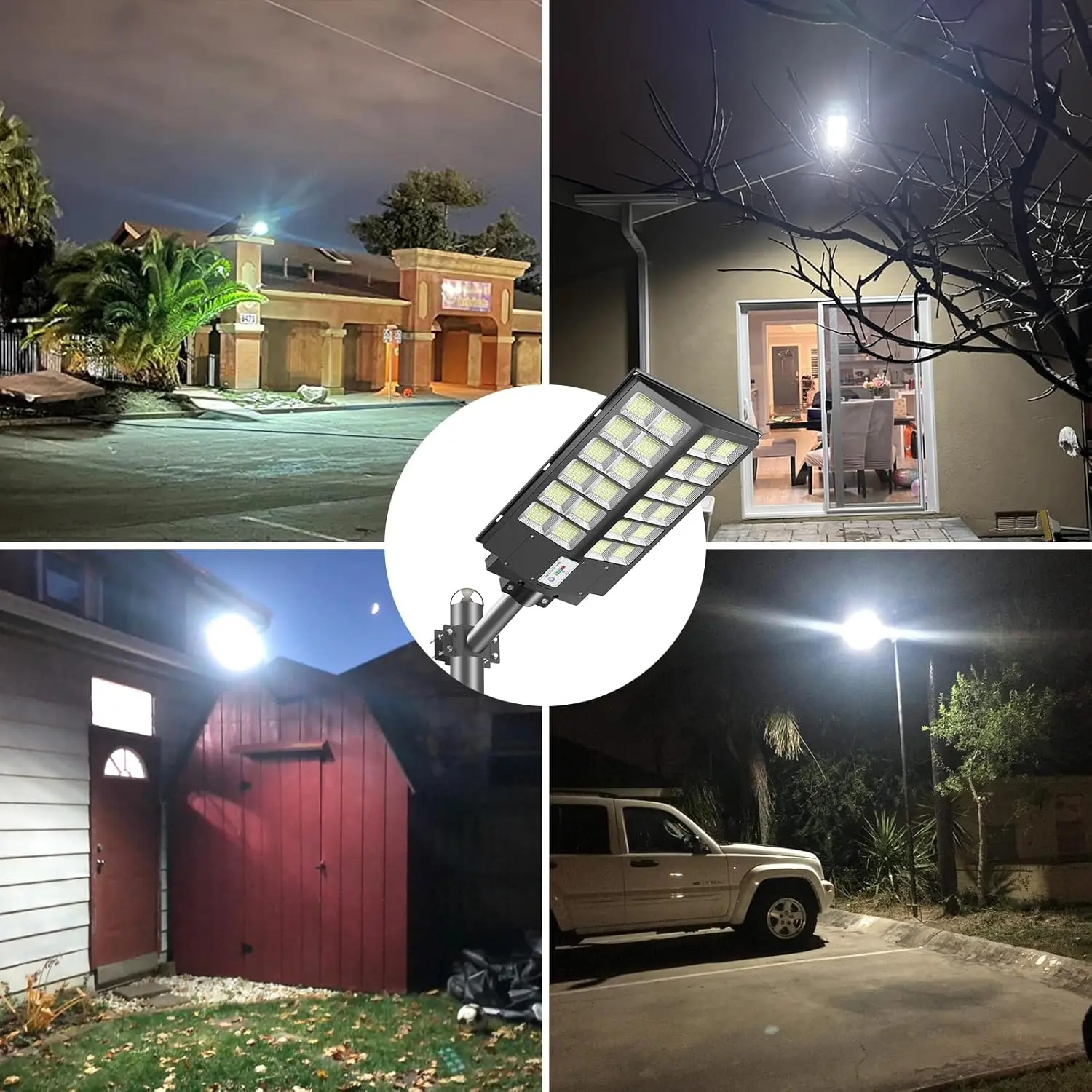 Solar Street Light Outdoor 3 Modes LED Motion Sensor Security Wall Lamp for Garden Yard Porch Decor IP65 Waterproof Remote Control Solar Lights Outdoor Mounted Light