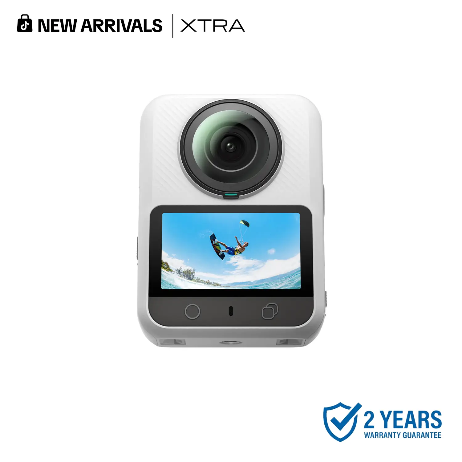 8K 360° Action Camera – 100MP Photos, Waterproof Design, Built-In Storage & AI-Powered Vlogging Features