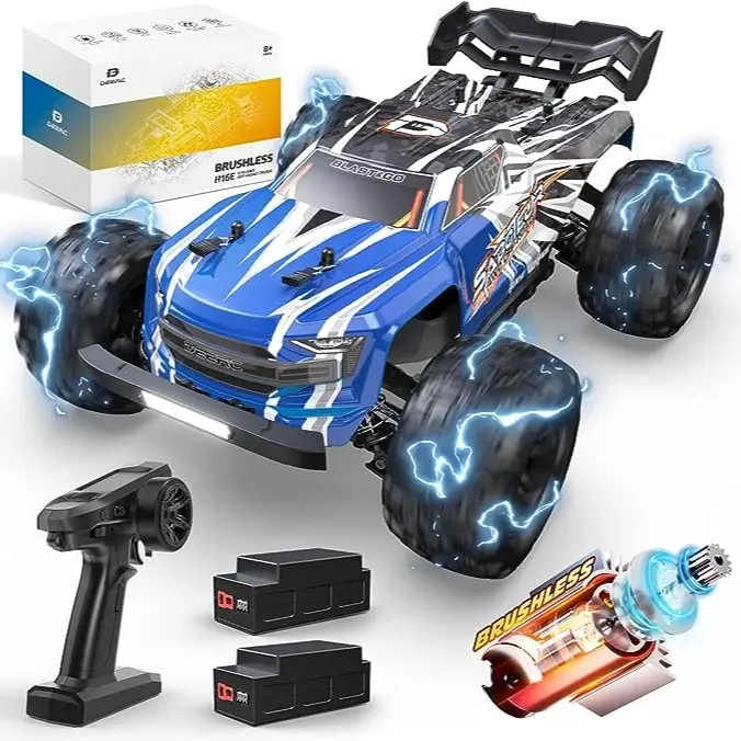 H16E Brushless Extreme High Speed RC Truck, Max 70kph