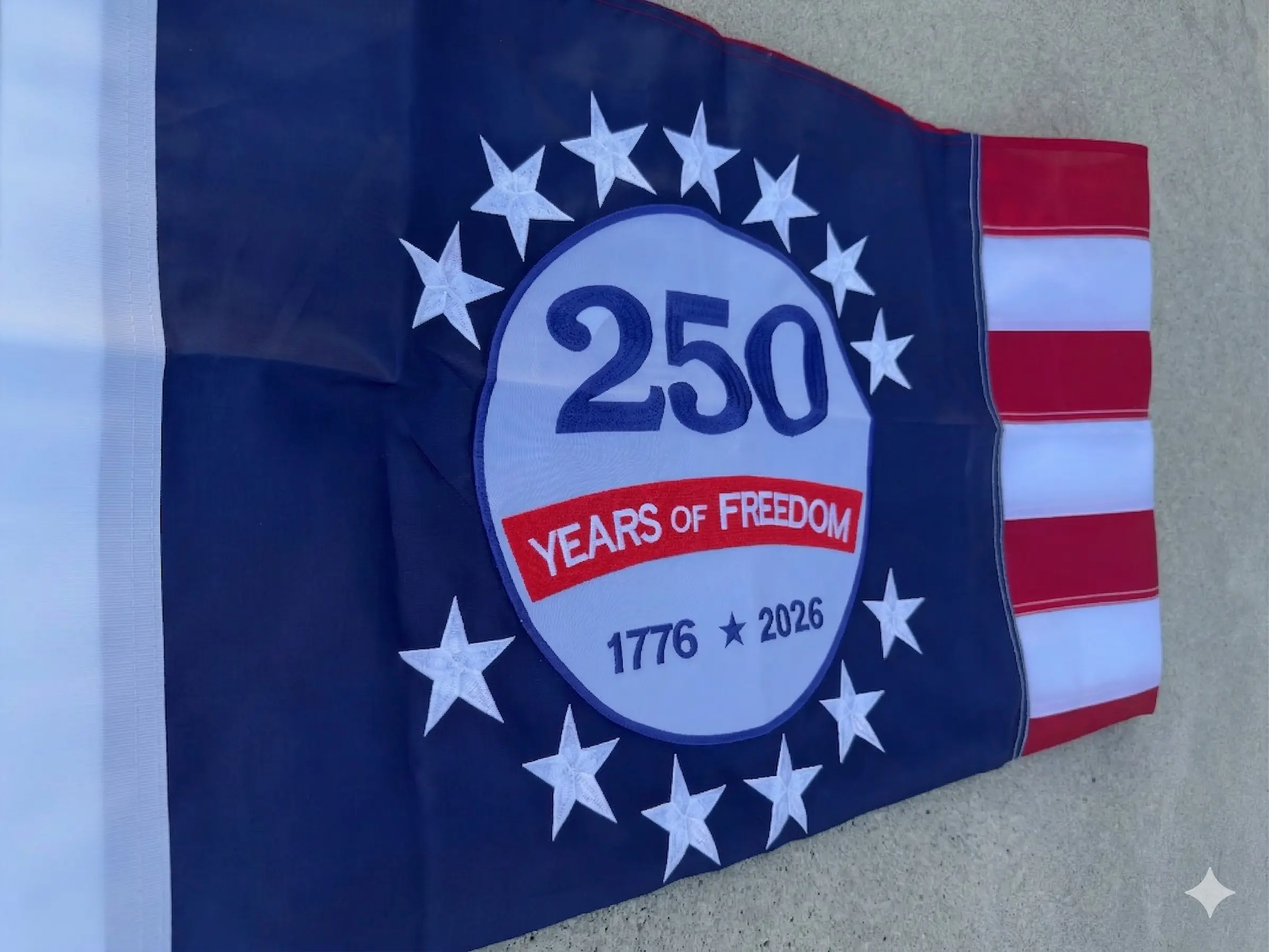 3-Pack 250th Anniversary USA Flag 3x5 Ft