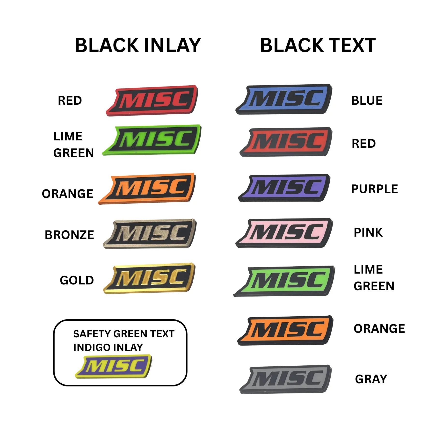 ColKy Designs - 12-Pack Premium Magnetic Toolbox Labels for Tool Organization - 12 Pack of High Quality 3D Printed Personalized Magnets for Metal Cabinets, Drawers, Tool Chests, Decor Plastic Gift - Made to Order • Core Colors • No Custom Text