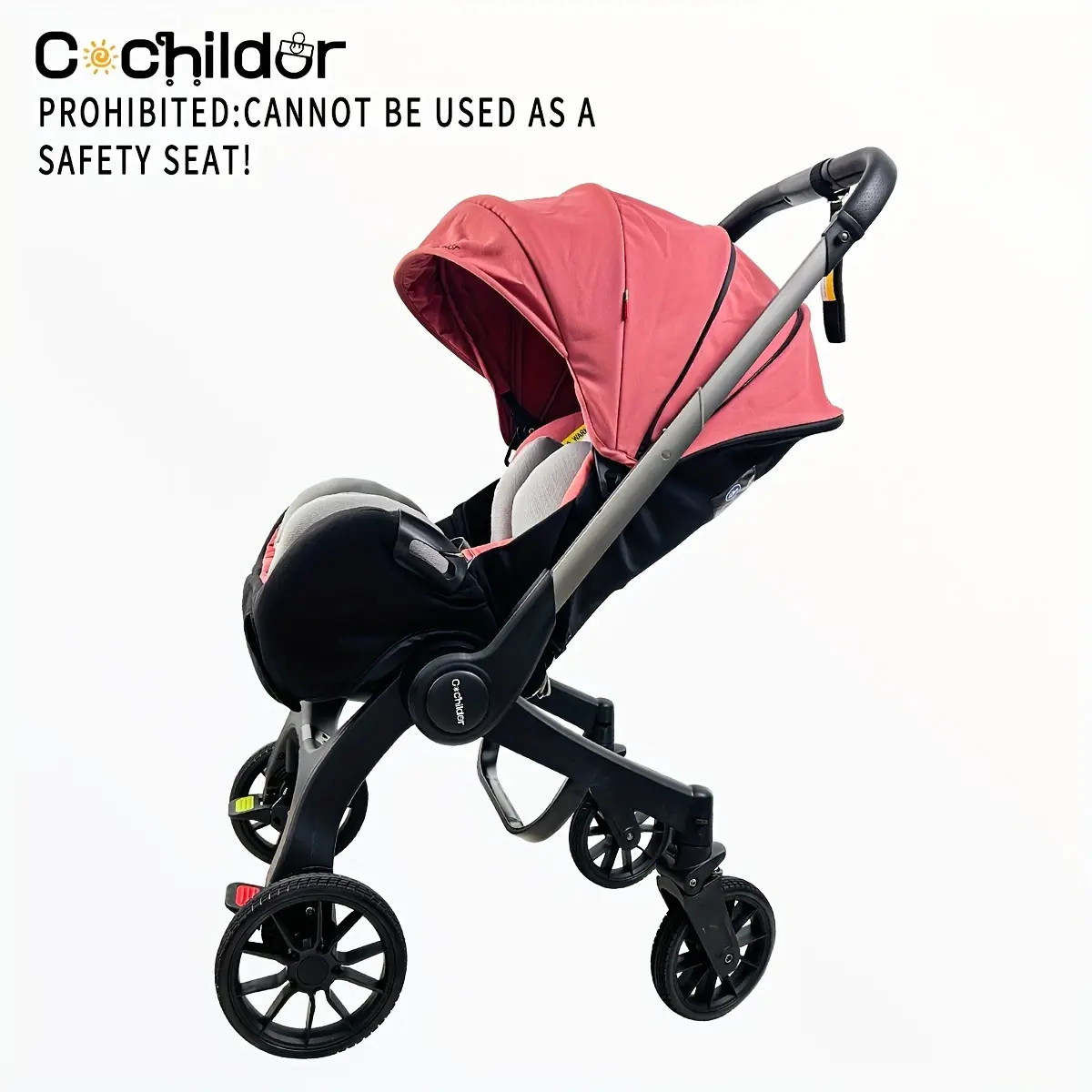 All-in-1 Convertible Baby Stroller – Reversible Seat, Lightweight, Compact Folding Travel Stroller