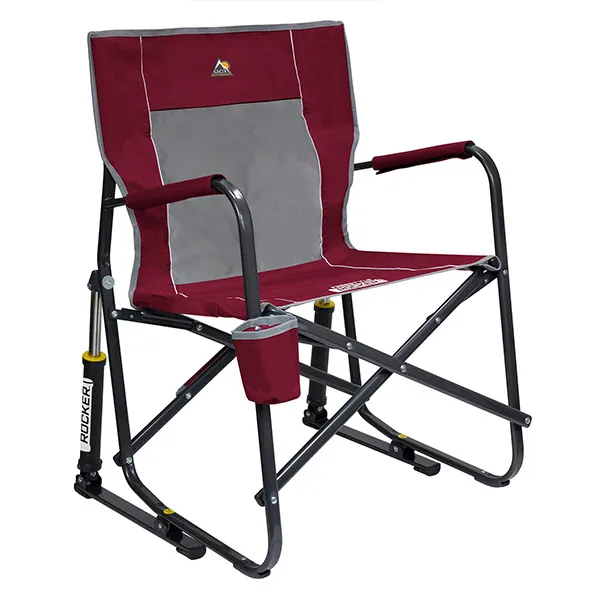 Soon to be sold out clearance-Buy 2 get 2 free,Buy 3 get 3 free Outdoor Pack Away Portable Rocking Chair 350-lb Weight Capacity