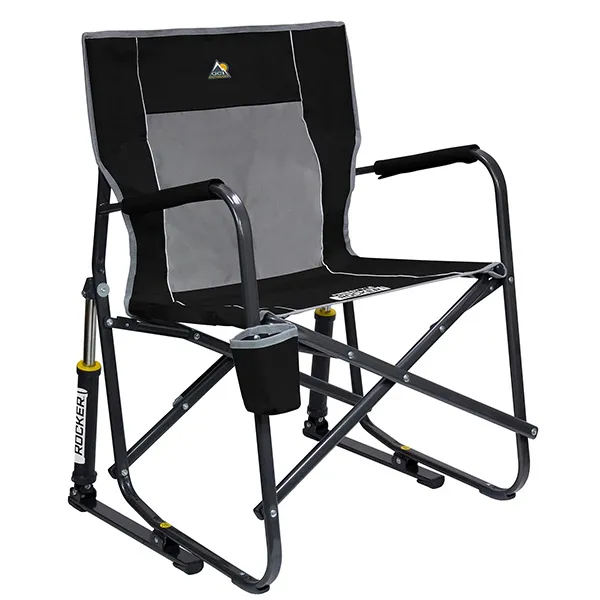 Soon to be sold out clearance-Buy 2 get 2 free,Buy 3 get 3 free Outdoor Pack Away Portable Rocking Chair 350-lb Weight Capacity