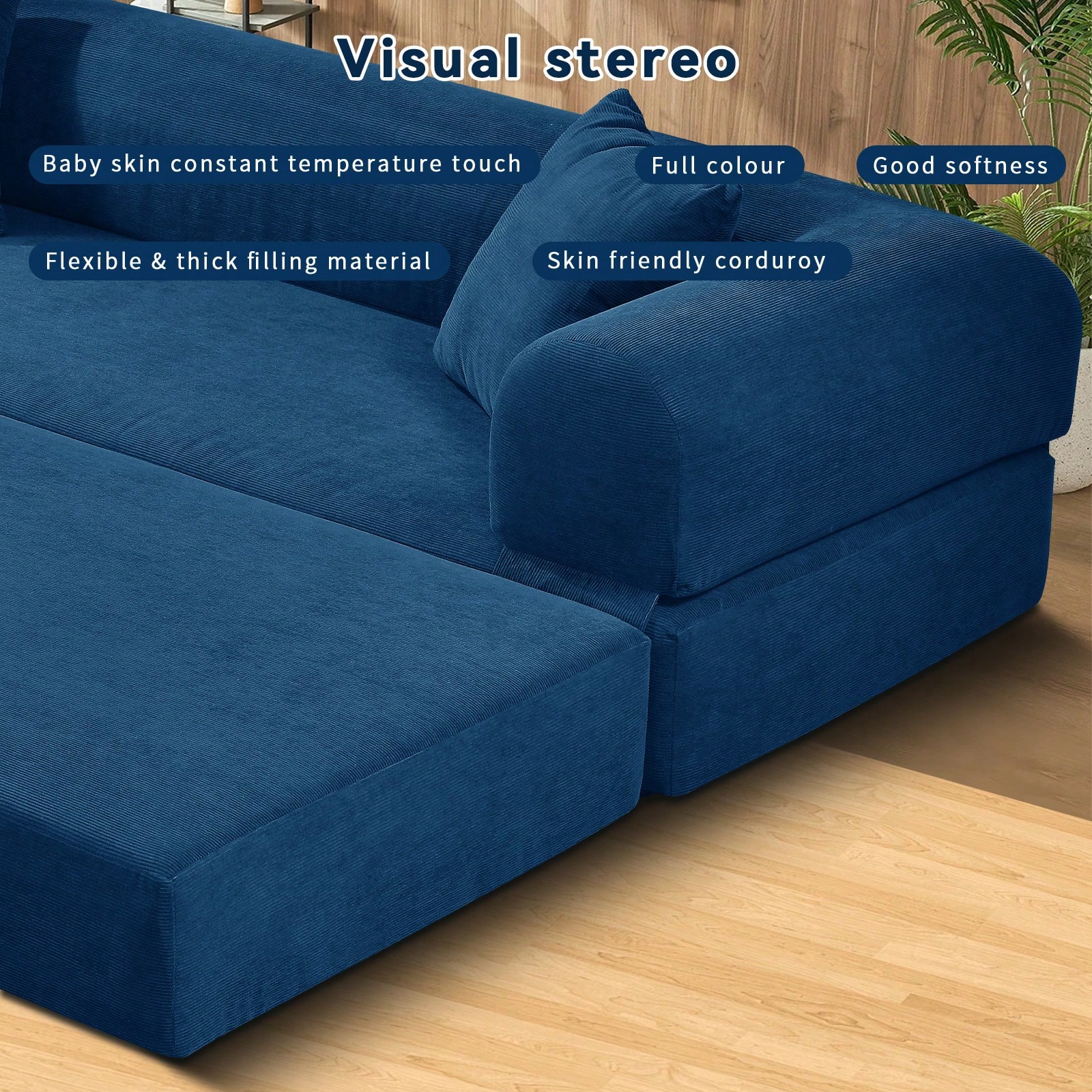 80" Convertible Sofa Bed, 3-in-1 Folding Pull Out Couch with Pillows