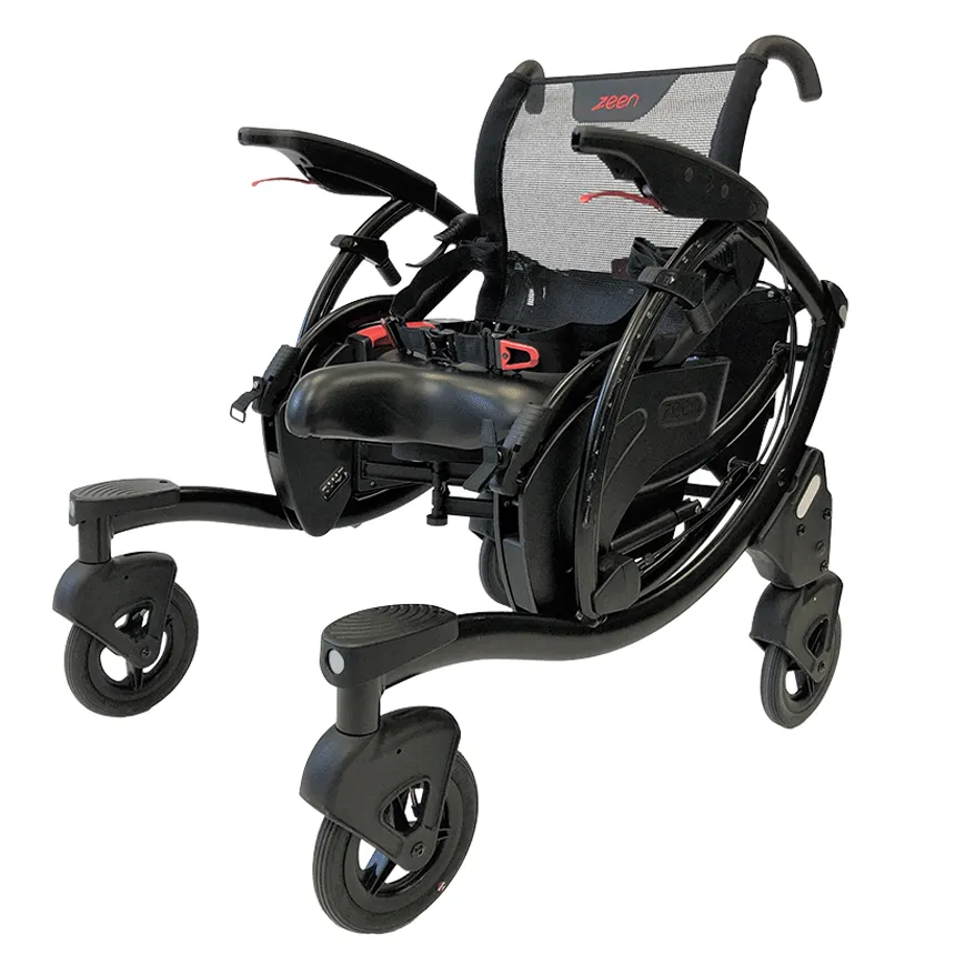 Sit-to-stand wheelchair walker