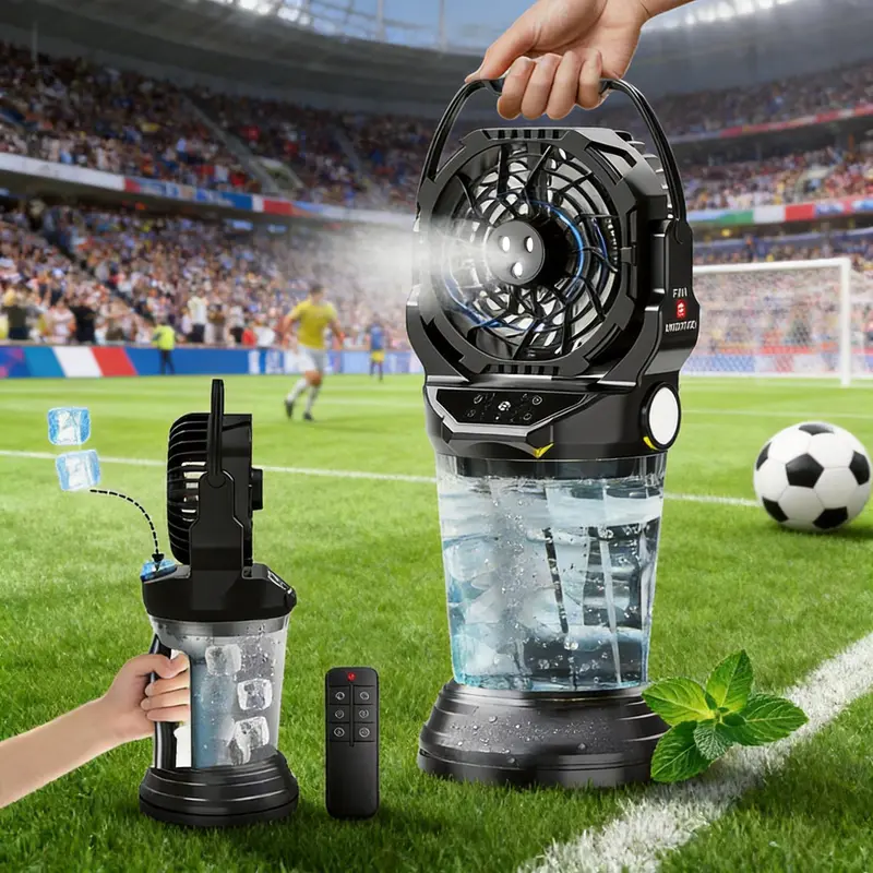 38000mA Portable Misting Fan
