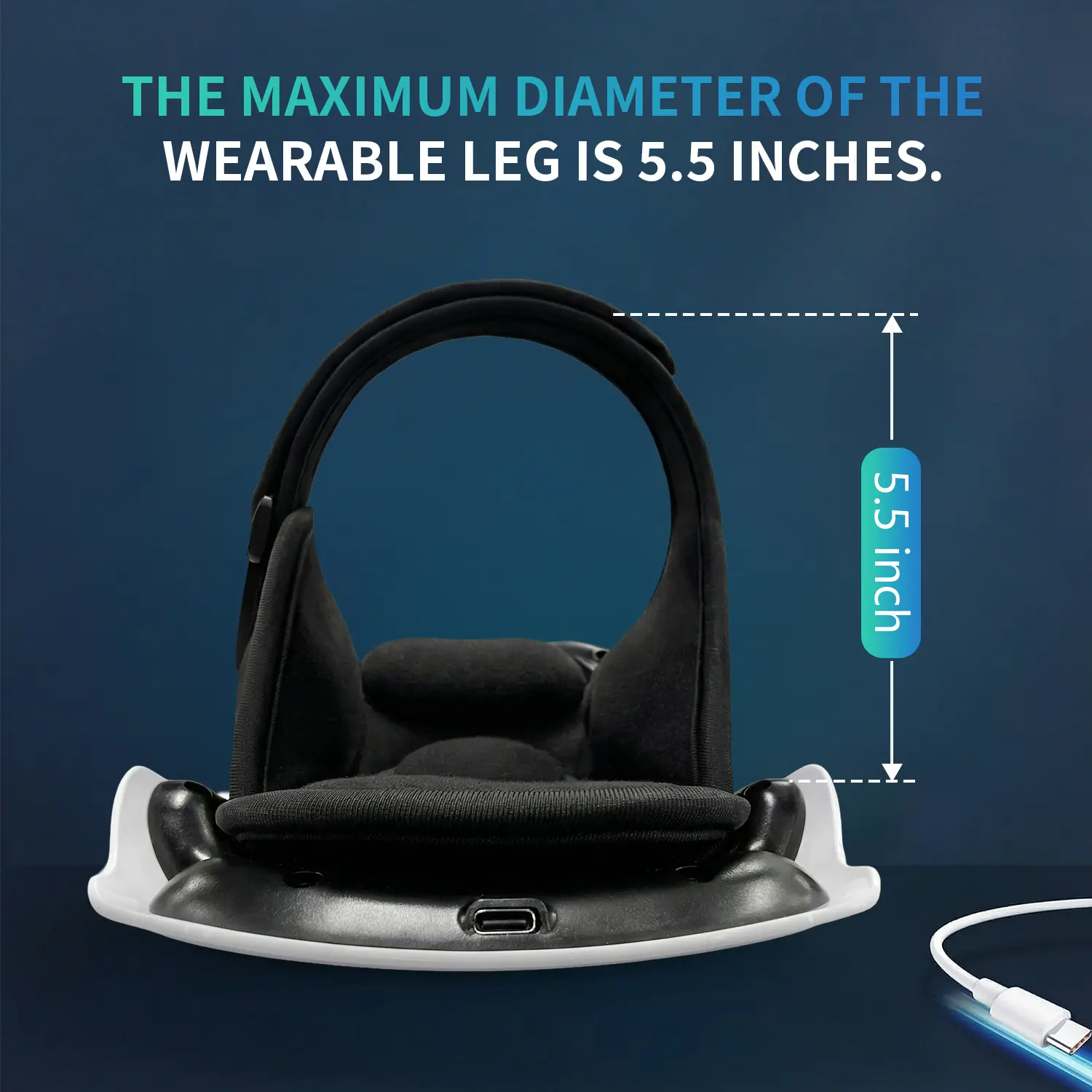 1 Piece Portable Comfort Electric Knee Massager Rechargeable Knee Massage Machine, Personal Care Appliances Gifts
