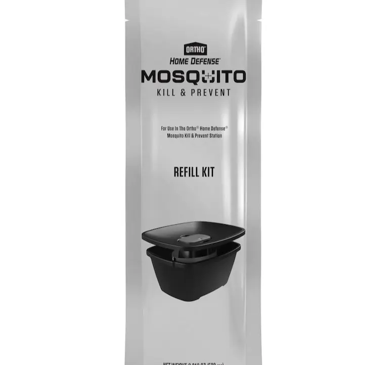 Home Defense Mosquito Kill and Prevent - 2 Month Protection, Controls Mosquitoes and Larvae, Easy-to-Use, Mosquito Killer Protects up to 4,300 sq. ft., 1 Station & 2 Bands