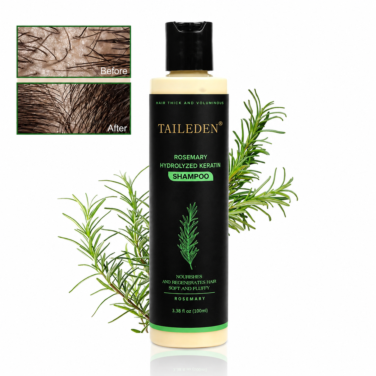 LAST DAY 50% OFF - Organic Rosemary Hair Growth Shampoo