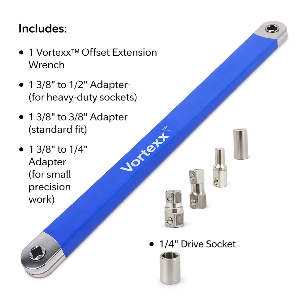 9 Hours Fighting One Bolt. This Fixed It in 2 Minutes.  √ Perfect for tight engine spaces  √ Avoid costly mechanic visits  √ Instantly increases torque & reach
