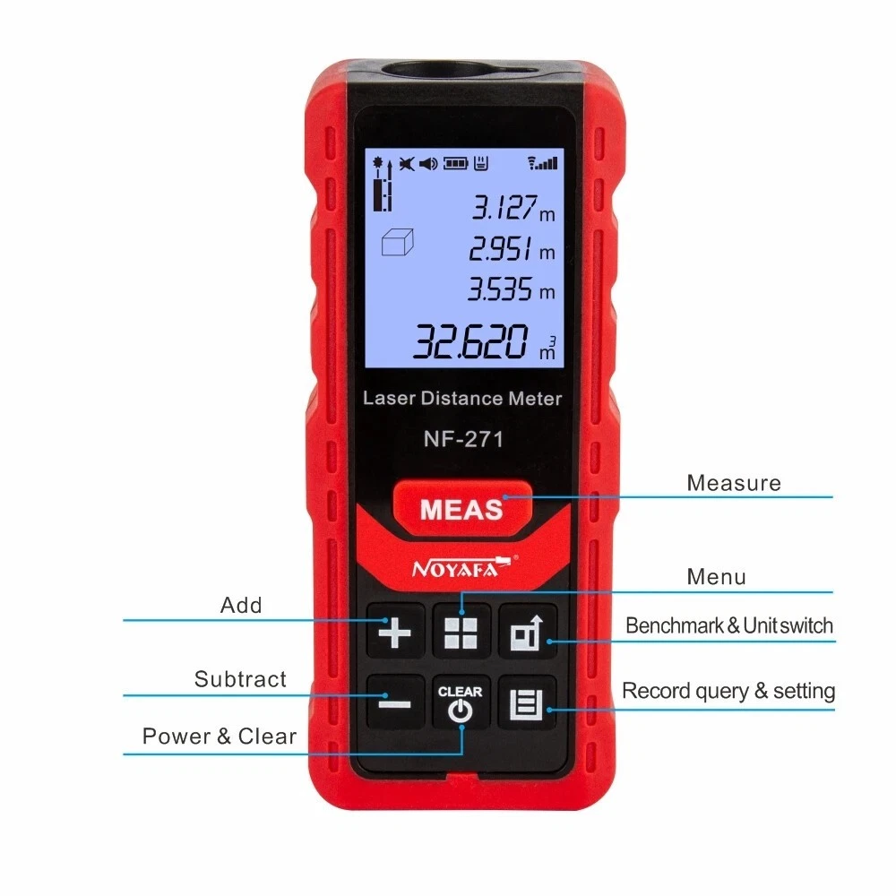 Professional Laser Distance Meter: High-Precision Digital Tape Measure