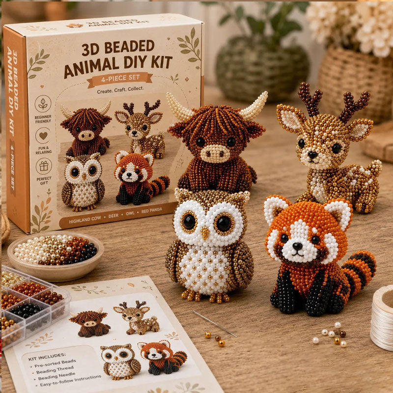Tiny 3D Beaded Animal DIY Kit