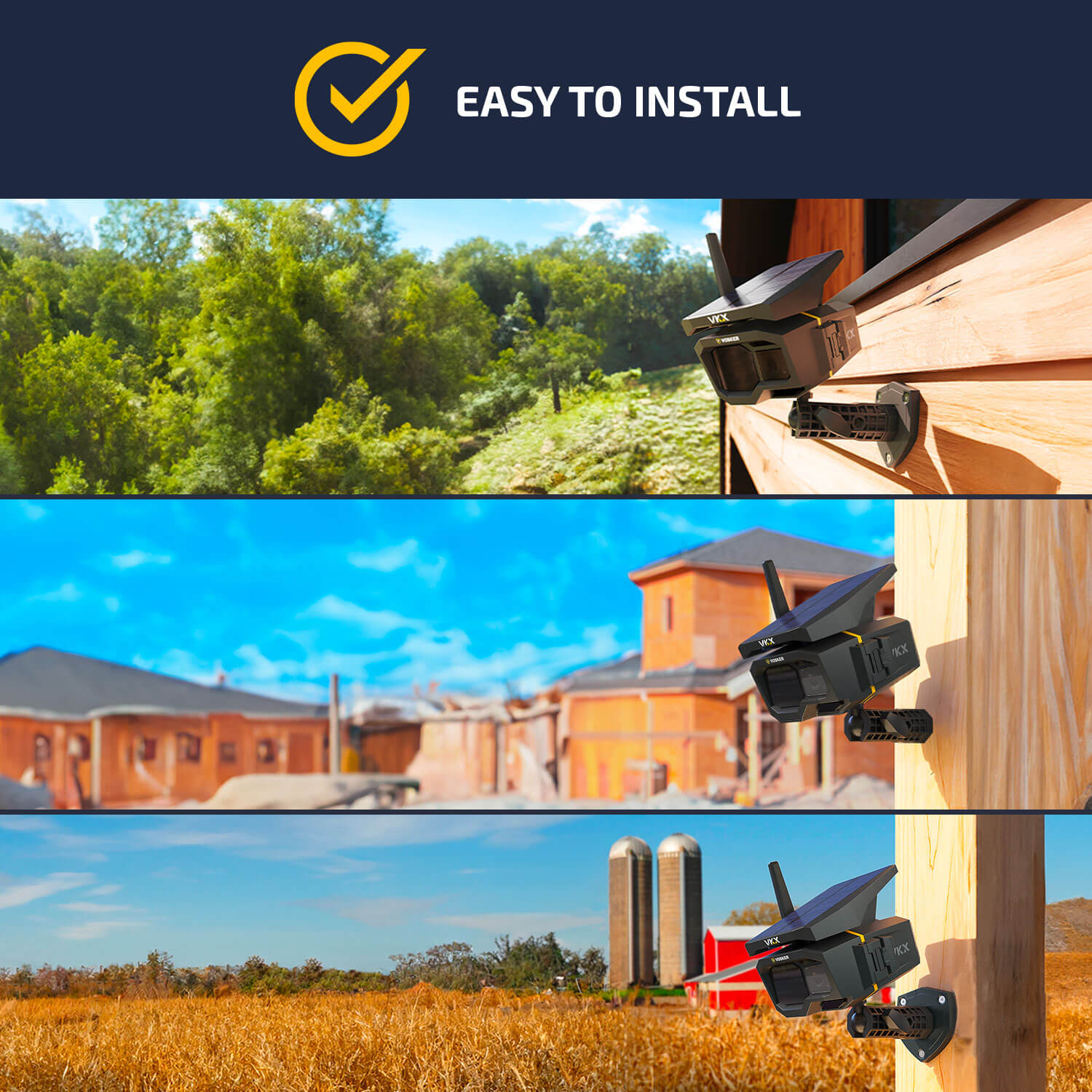 Solar Powered 4G-LTE Outdoor Cellular Security Camera