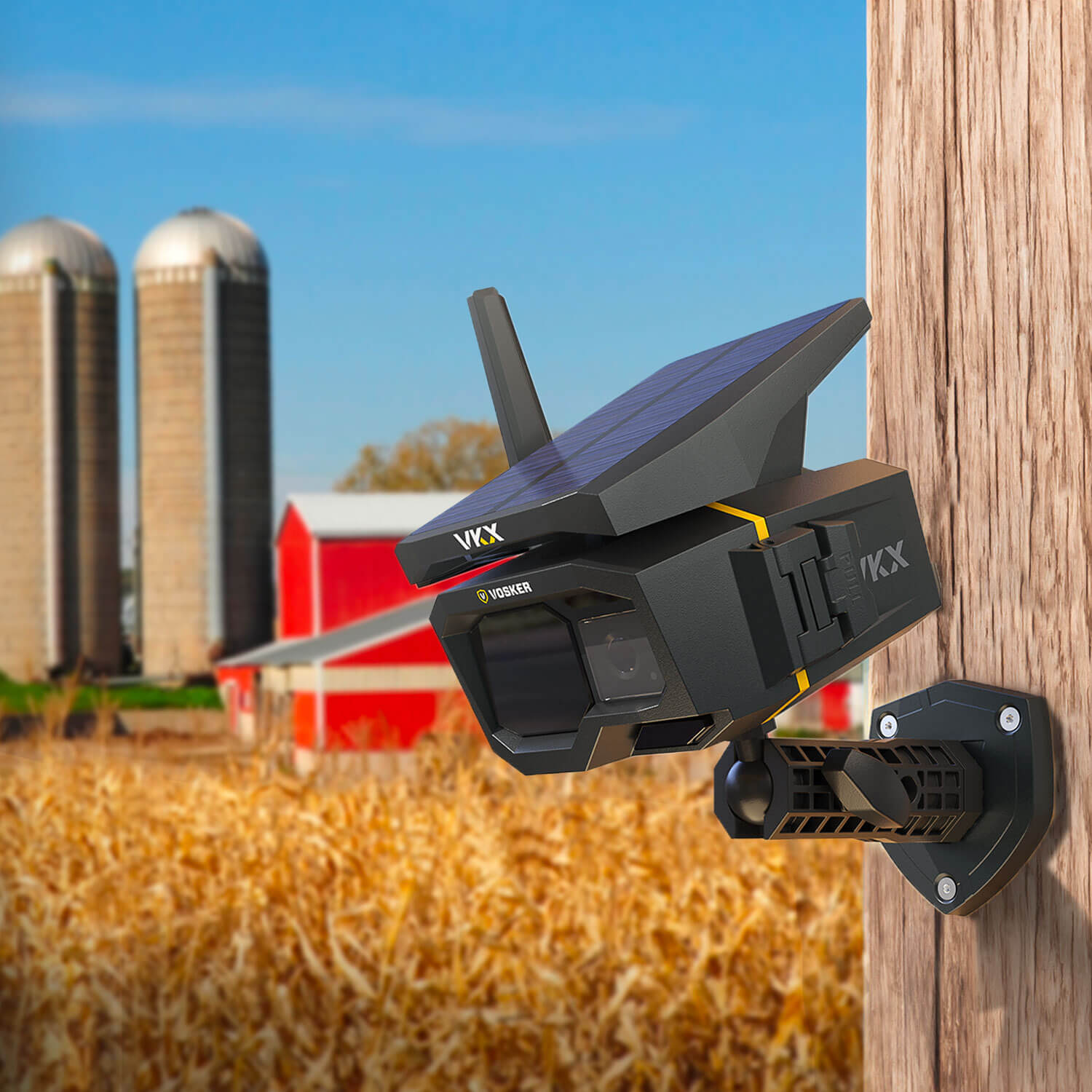 Solar Powered 4G-LTE Outdoor Cellular Security Camera